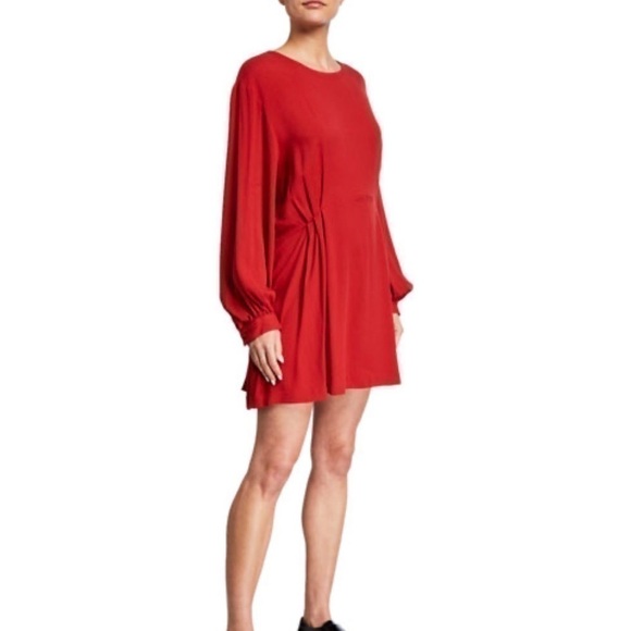 IRO Dresses & Skirts - IRO Broken Open-Back Long Sleeve Mini Dress Black Size 4